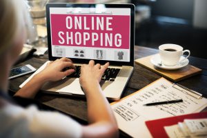 Online Shopping Purchasing Commercial Electronic Concept